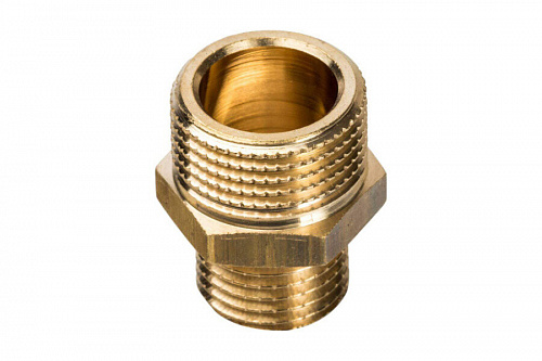 Ниппель переходной Stout  3/8х1/4 НН SFT-0003-003814, фото фото 2