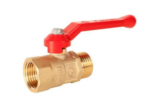 Кран шаровый 11б27п1 ПРАКТИК DN-15 В/Н рычаг PN16 121 ГАЛЛОП, фото