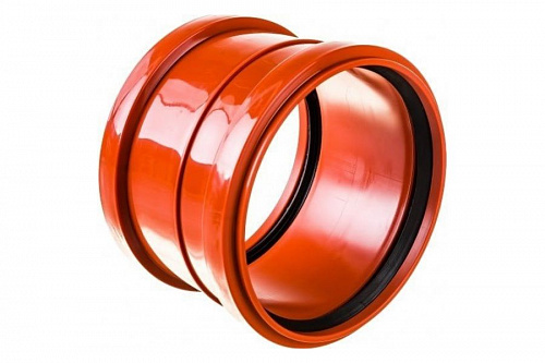 Муфта канализационная наружная 160 , фото фото 2