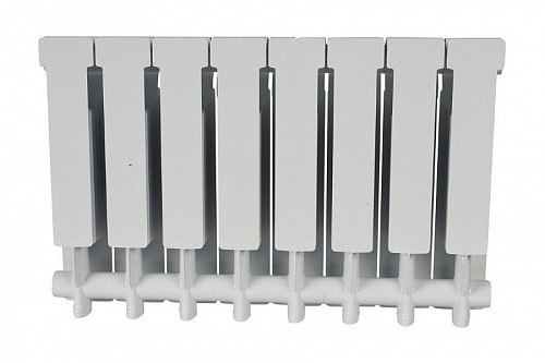 Радиатор биметаллический Stout Alpha BM 350 8 секций боковое подключение, фото фото 3